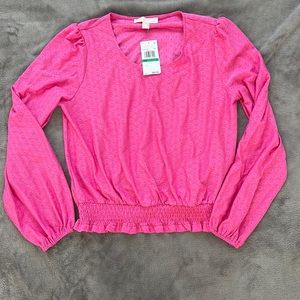 Large pink Michael kors top